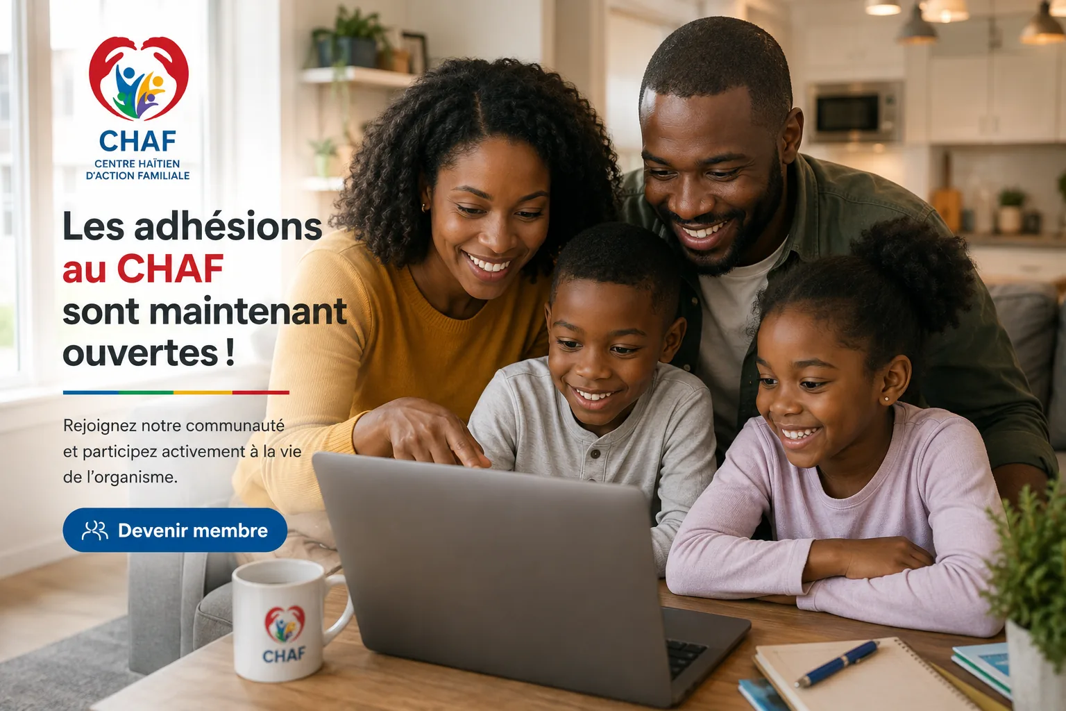 Les adhésions au CHAF sont maintenant ouvertes